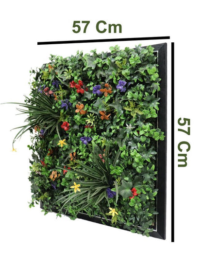 Colorful Flower Vertical Frame For Wall (57×57 CM)