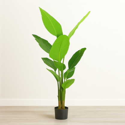 5 ft Artificial Banana Plant | Realistic Tropical Indoor Décor Enutrof Decor