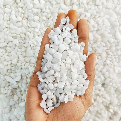 White Chips Pebbles Enutrof Decor