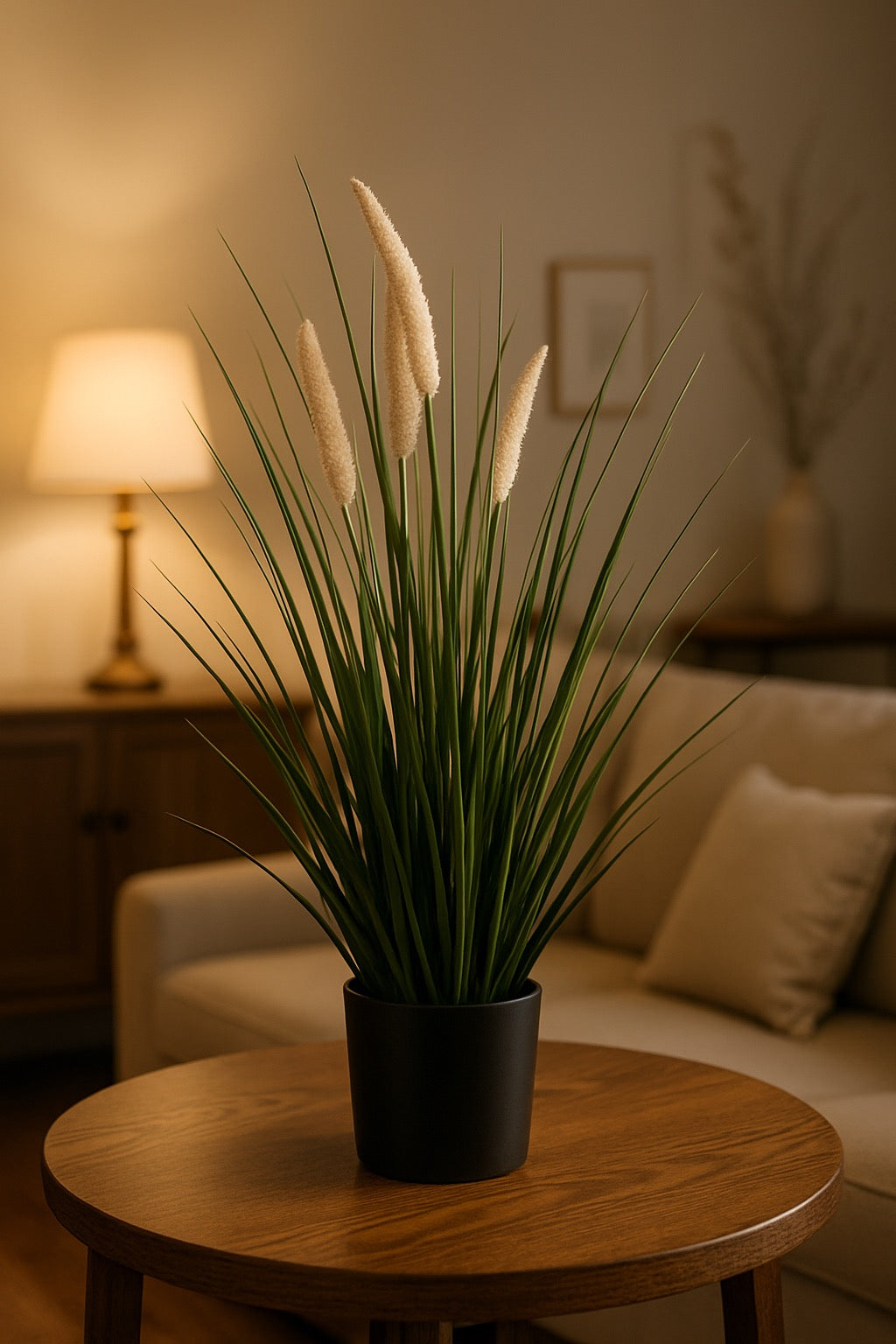 Onion Grass with Reeds | Artificial Plant Décor Enutrof Decor