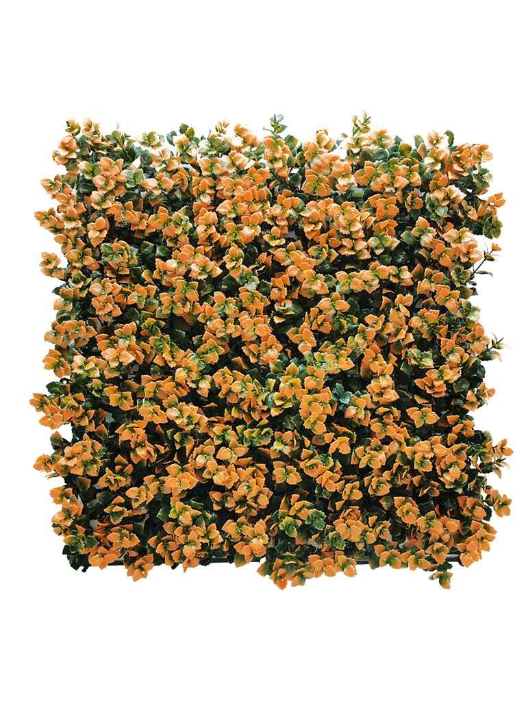 Artificial Wall Grass Yellow Leaves Artificial Vertical Garden Size: 50cm x 50cm || No:55/20