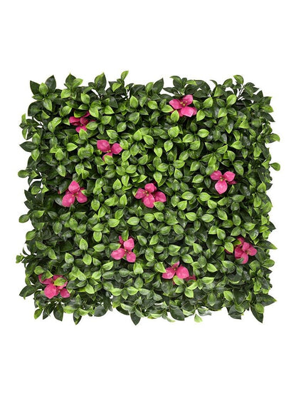 Artificial Wall Grass with flowers Size: 50cm x 50cm Artificial Vertical Garden || No:55/12