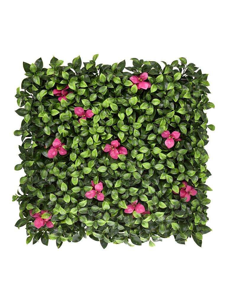 Artificial Wall Grass with flowers Size: 50cm x 50cm Artificial Vertical Garden || No:55/12