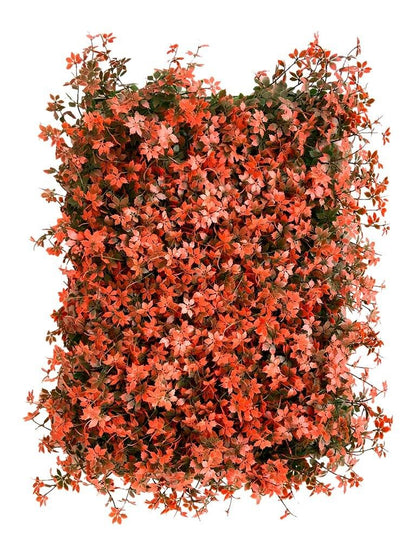 Cosmos Tangerine Artificial Grass For Wall || Vertical garden for Wall || Size:40cm x 60cm || 46/15