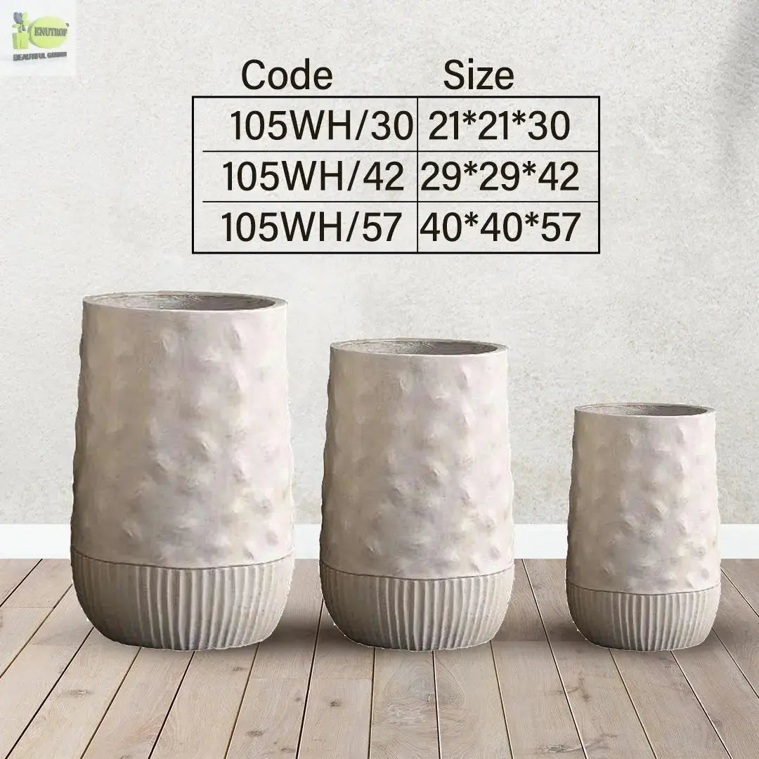 Cream bubble Fiber Pot My Store