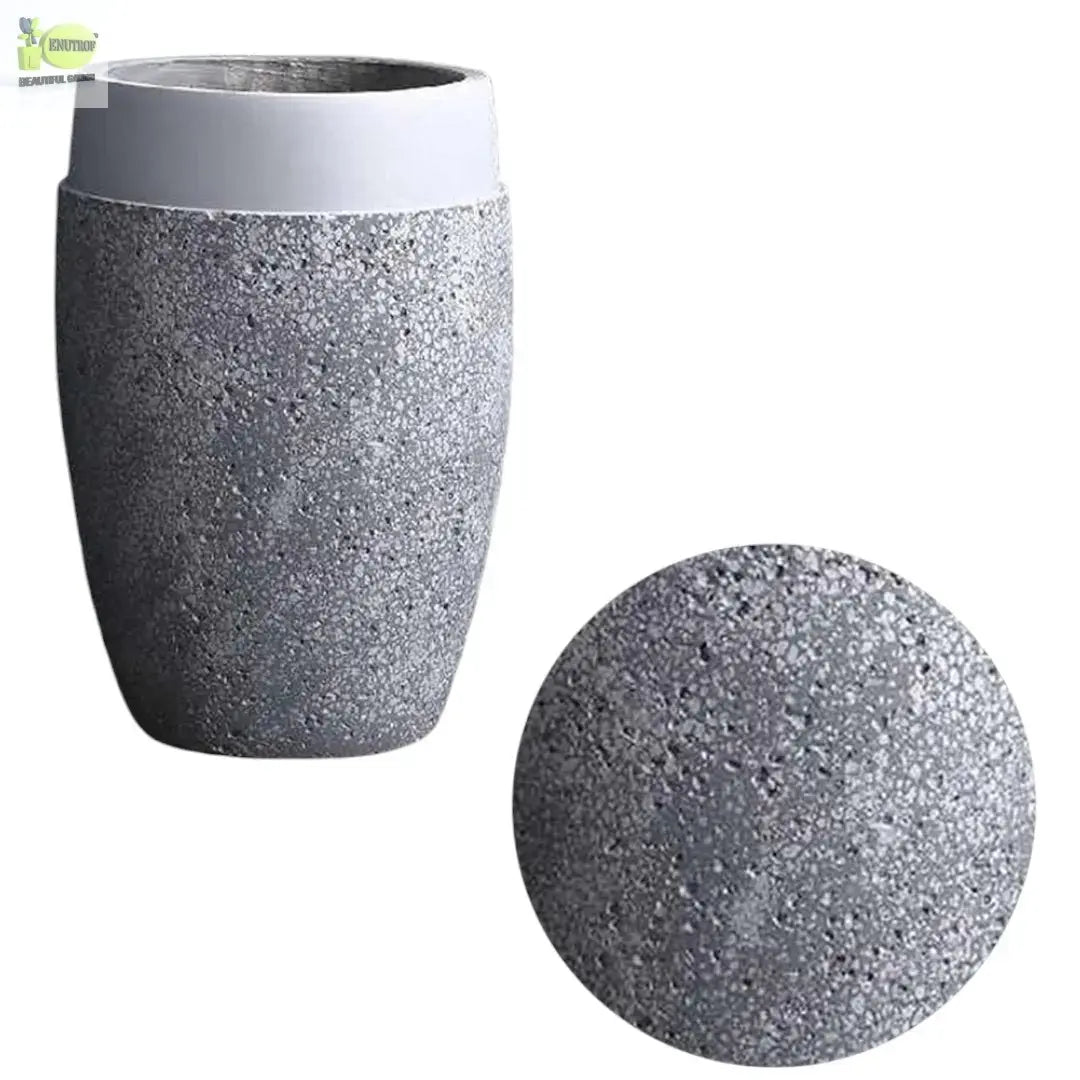 Dual Gray Fiber Pot My Store