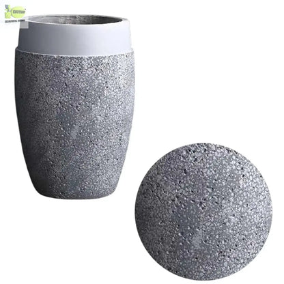 Dual Gray Fiber Pot My Store