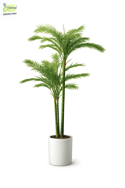 ENUTROF Artificial Areca Palm Plant – 140cm Fake Tropical Indoor Palm for Home & Hotel Decor ENUTROF