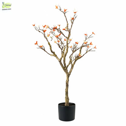 ENUTROF Artificial Cherry Blossom Bare Branch Tree – 120cm Fake Sakura Plant for Home Decor ENUTROF