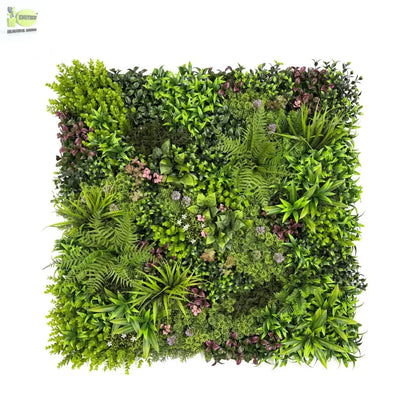 ENUTROF Artificial Vertical Garden Wall Panel(1*1 MTR) – Premium Lush Green Fake Living Wall for Office & Home ENUTROF