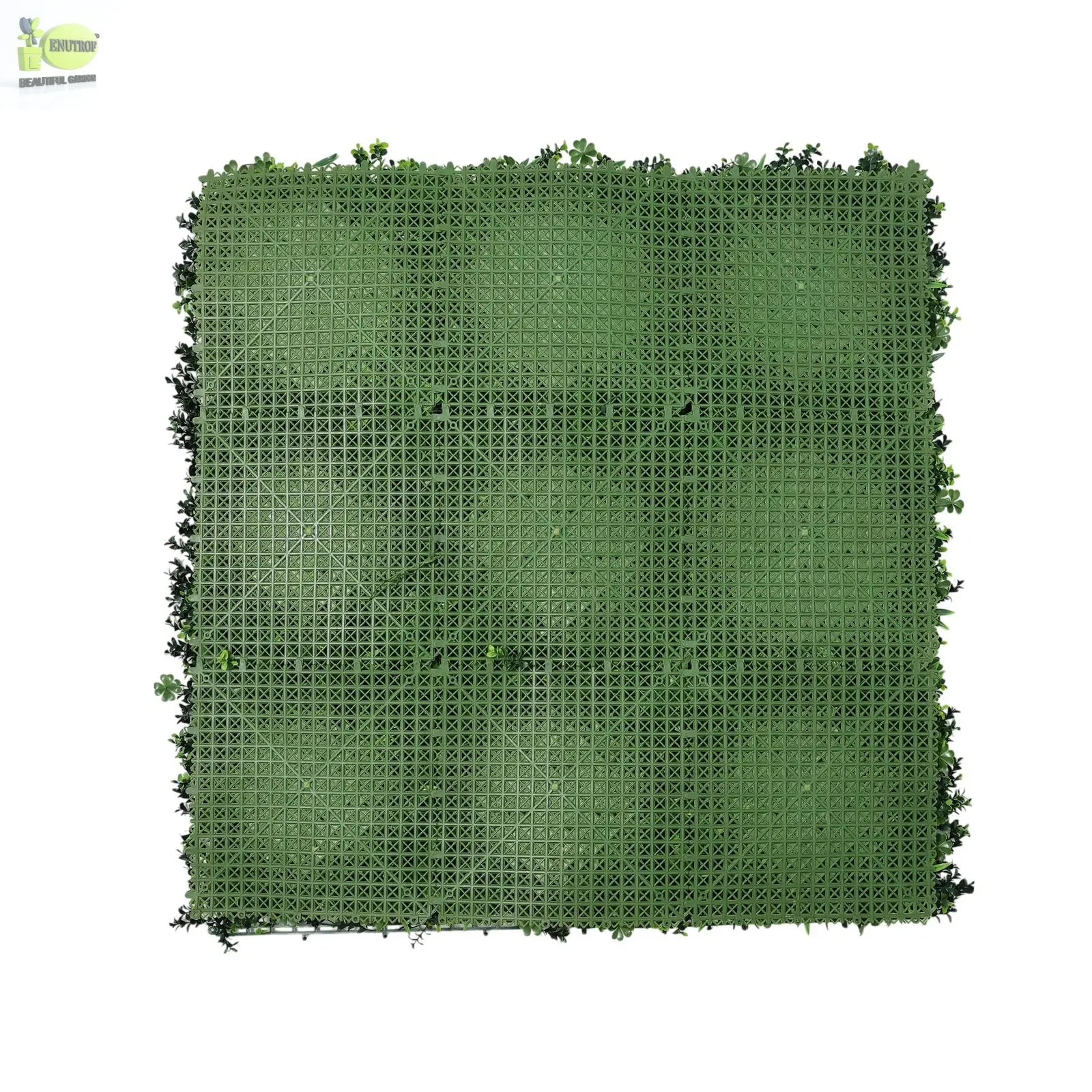 ENUTROF Artificial Vertical Garden Wall Panel(1*1 MTR) – Tropical Mixed Greenery Fake Living Wall ENUTROF