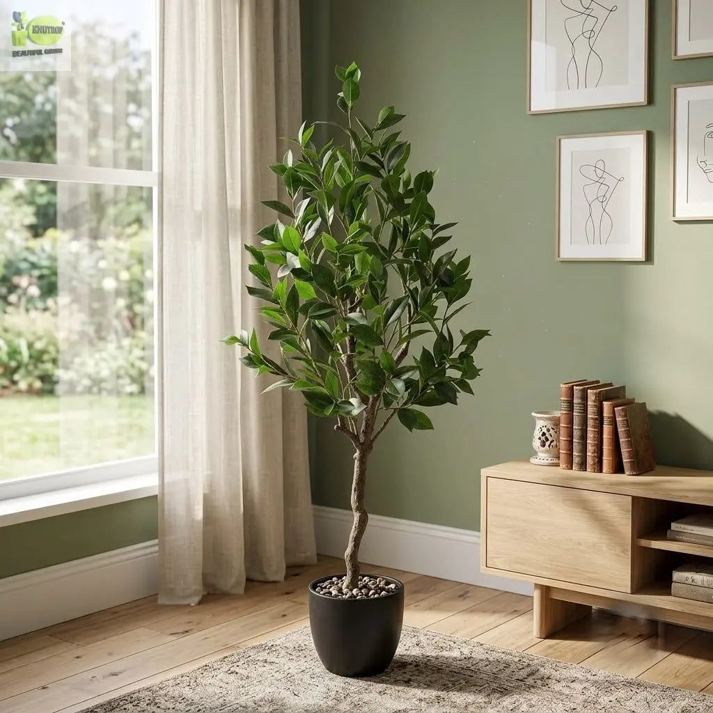 Laurel Artificial Plant | 120 cm Heigh Enutrof Decor