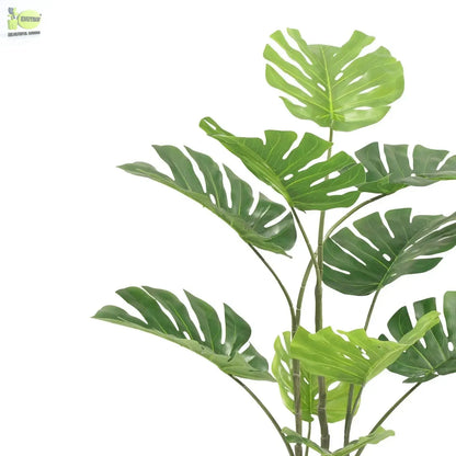 Artificial Monstera Plant Indoor With Basic White Pot || 120cm Height My Store