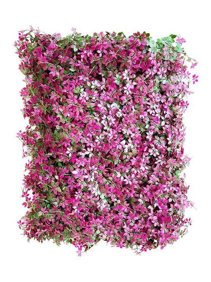 Pretty Pink Primrose Artificial Wall Grass || Vertical Garden Wall || Size:40cm x 60cm || 46/13