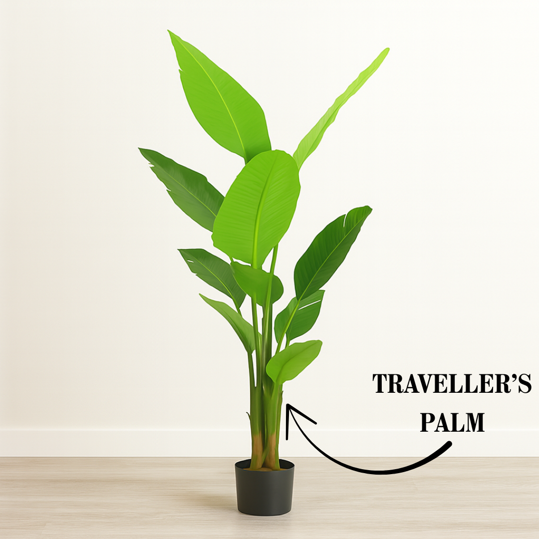 5 ft Artificial Banana Plant | Realistic Tropical Indoor Décor Enutrof Decor