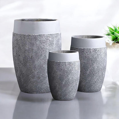 Dual Gray Fiber Pot