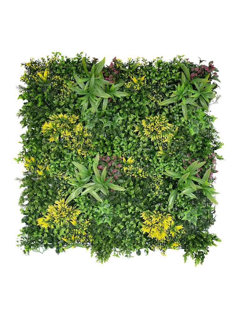 Artificial Vertical Garden With Green Bush || Size: 1mtr X 1mtr || No:11/17