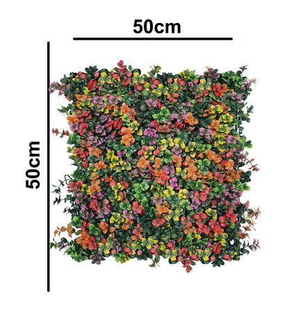 Artificial Vertical Garden: Vertical Wall Garden Size: 50cm x 50cm || No:55/11