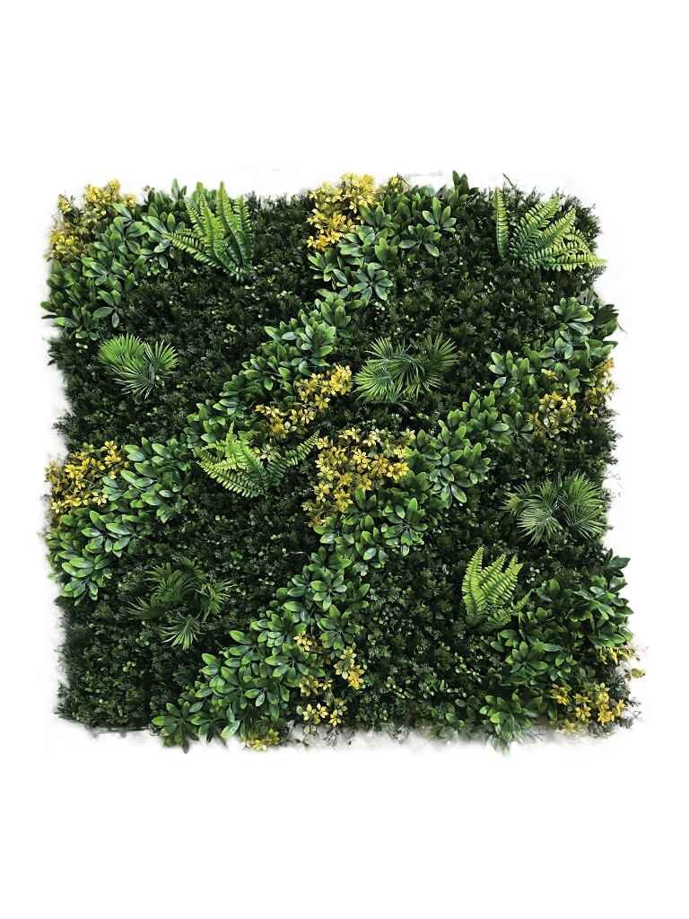 Artificial Vertical Wall Garden With Green Bush || Size: 1mtr X 1mtr || No:11/12