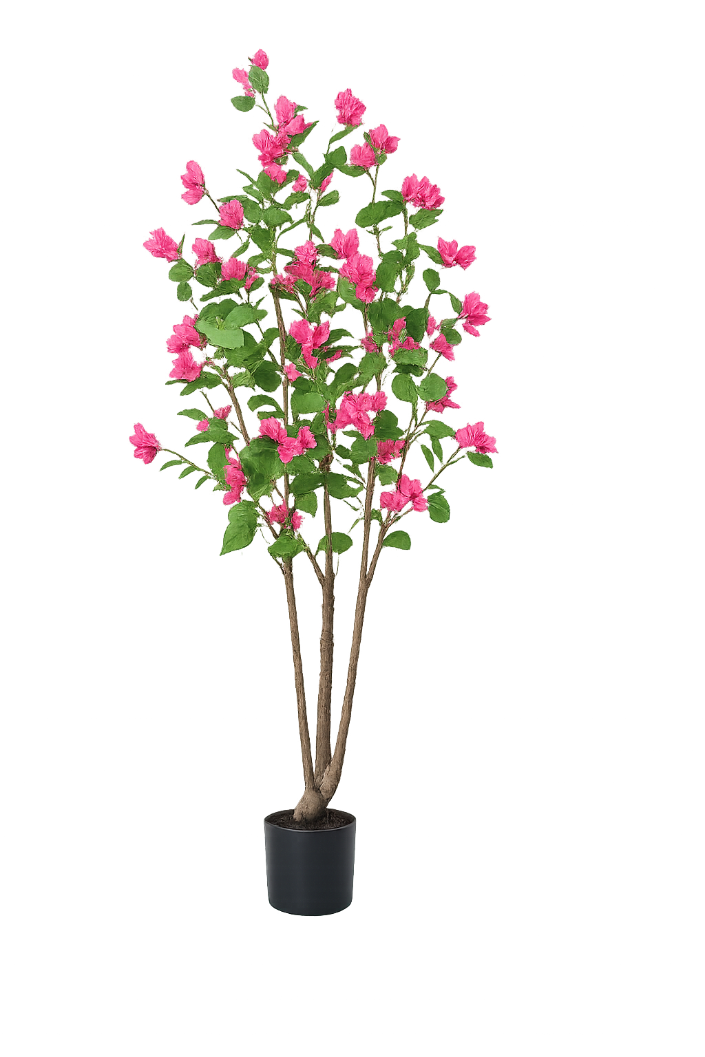ENUTROF Artificial Pink Bougainvillea Tree – 150cm Lush Fake Flowering Plant for Home & Events ENUTROF