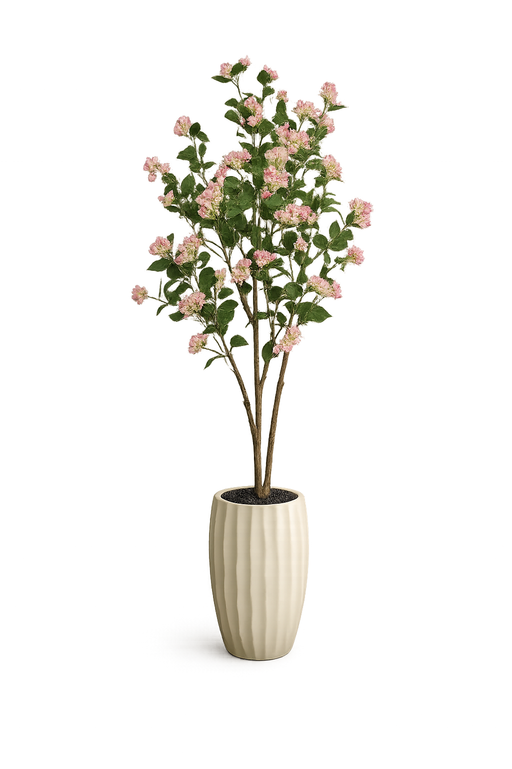 ENUTROF Artificial Pink Cherry Blossom Tree – 150cm Sakura Fake Plant with Ceramic Pot ENUTROF