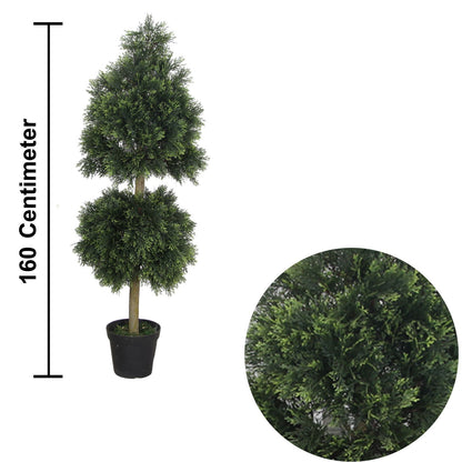 Cypress Artificial Plant With Basic Pot || 160 CM