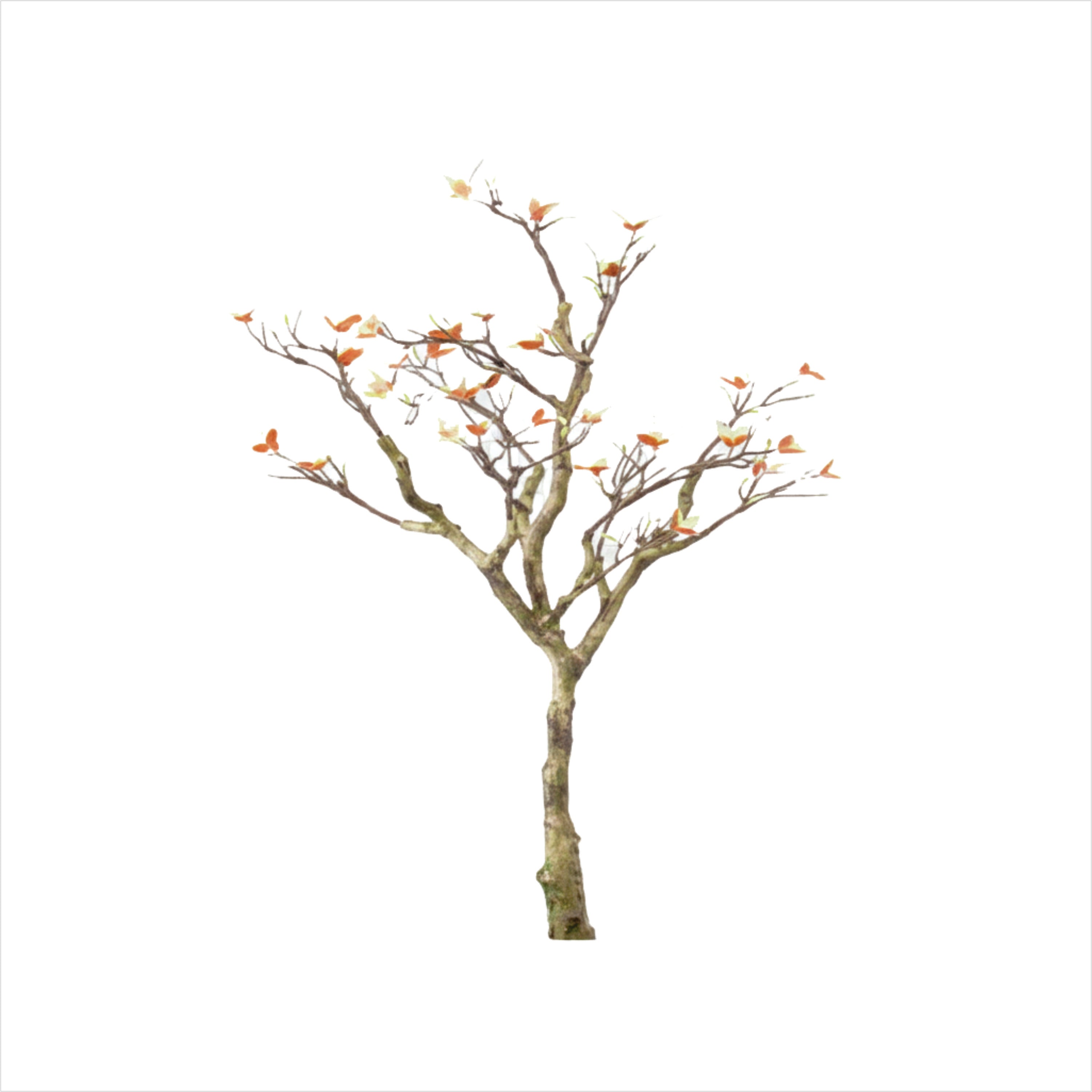 ENUTROF Artificial Cherry Blossom Bare Branch Tree – 120cm Fake Sakura Plant for Home Decor ENUTROF