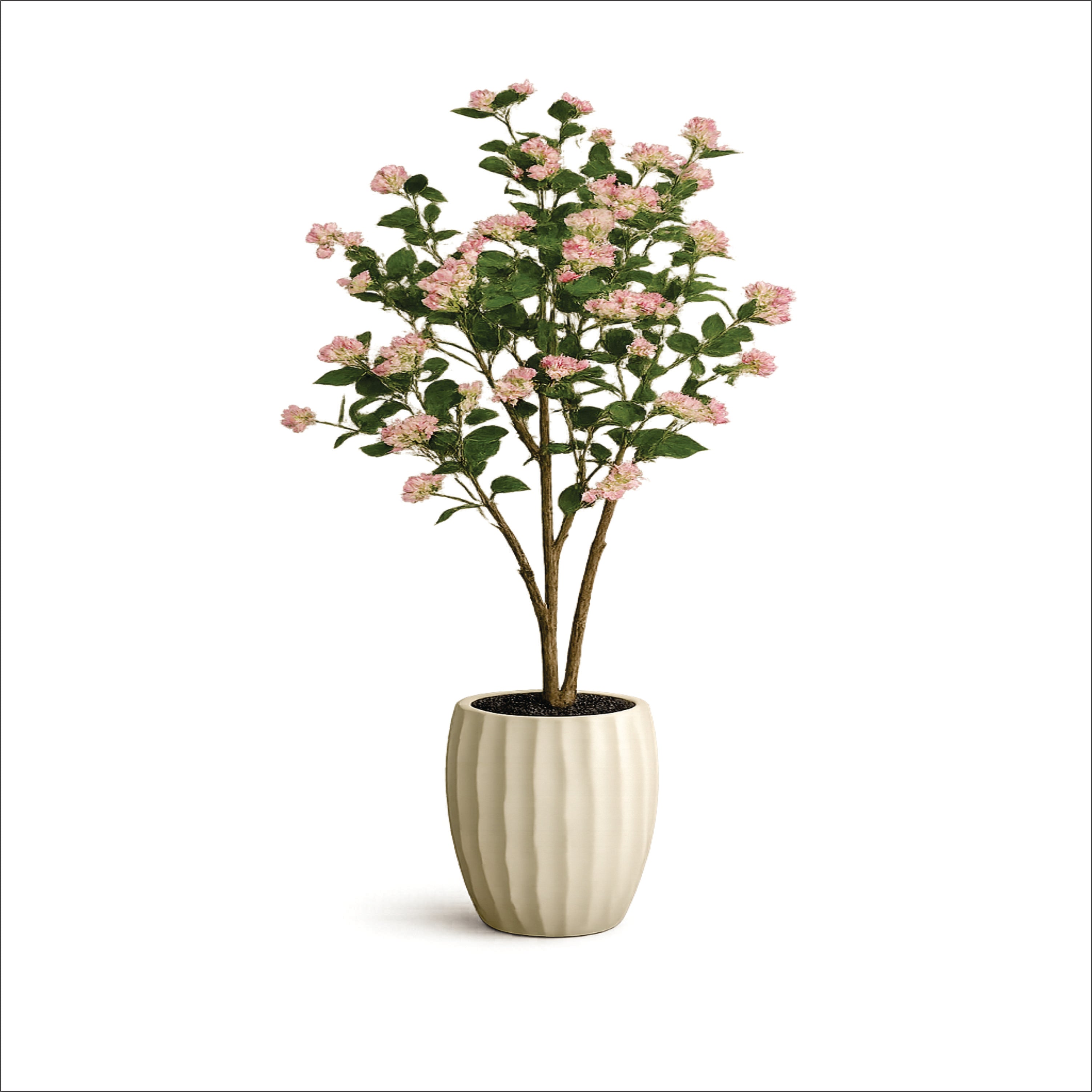 ENUTROF Artificial Pink Cherry Blossom Tree – 150cm Sakura Fake Plant with Ceramic Pot ENUTROF