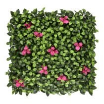 Artificial Wall Grass with flowers