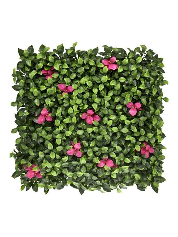 Artificial Wall Grass with flowers