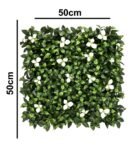 artificial vertical grass with white flowers 55-18 (1)